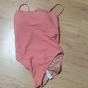 J Crew Coral One Piece Swimsuit